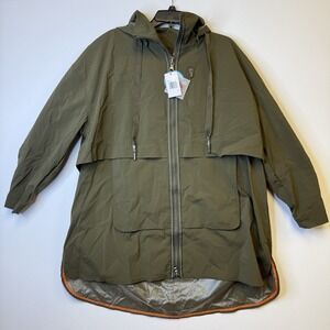 anorak jacket womens Green XL Weather NWT